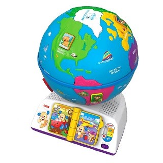 Купить Развивающая игрушка Смейся и учись Обучающий Глобус Fisher-Price DRJ90 в интернет-магазине Детский Крым