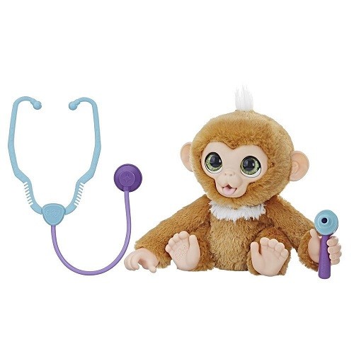 Купить Интерактивная мягкая игрушка Вылечи обезьянку Furreal Friends Hasbro E0367 в интернет-магазине Детский Крым