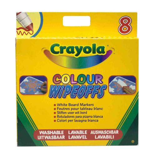 Набор фломастеров для белой доски 8 цветов радуги Crayola 8223 фото 3