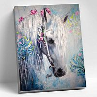 Картина по номерам 40х50 Живописная лошадь Molly HR0191