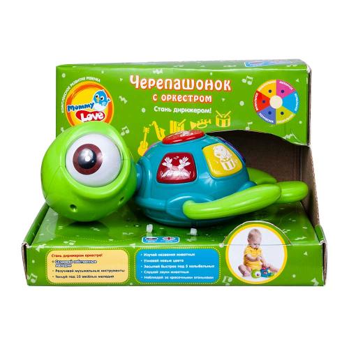 Развивающая музыкальная игрушка Черепашонок Mommy Love MG373
