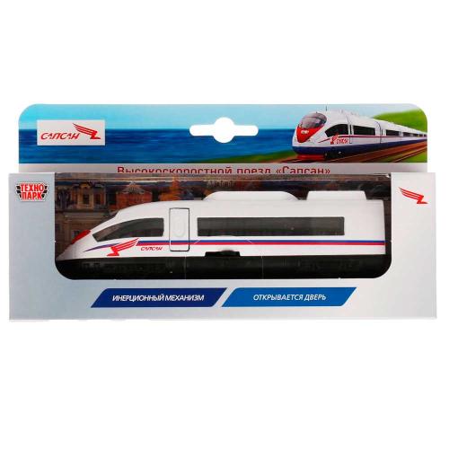 Коллекционная модель Сапсан Скоростной поезд Технопарк SB-16-04-WB фото 4