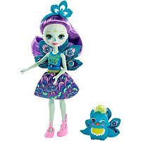 Кукла Enchantimals Пэттер Павлина с питомцем Флэп Mattel DVH87