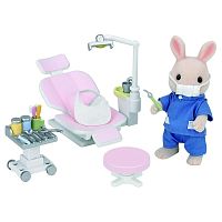 Игровой набор Sylvanian Families Кролик-стоматолог Epoch 5095