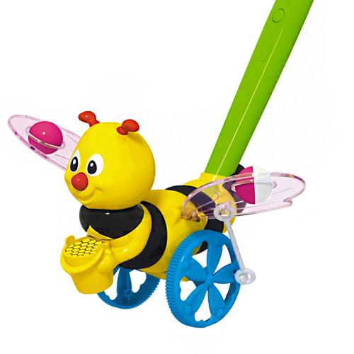 Игрушка-каталка с ручкой Пчёлка Stellar 1396 фото 2