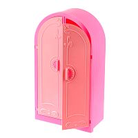 Мебель для кукол Шкаф розовый Огонек С-1429