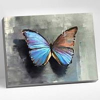 Картина по номерам Голубая бабочка Molly HR0188