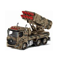 Игрушка Военная машина-конструктор с ракетной установкой Funky toys FT61168